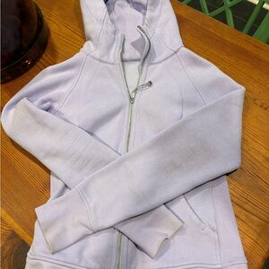 lululemon athletica Light Purple Zip-Up Hoodie
